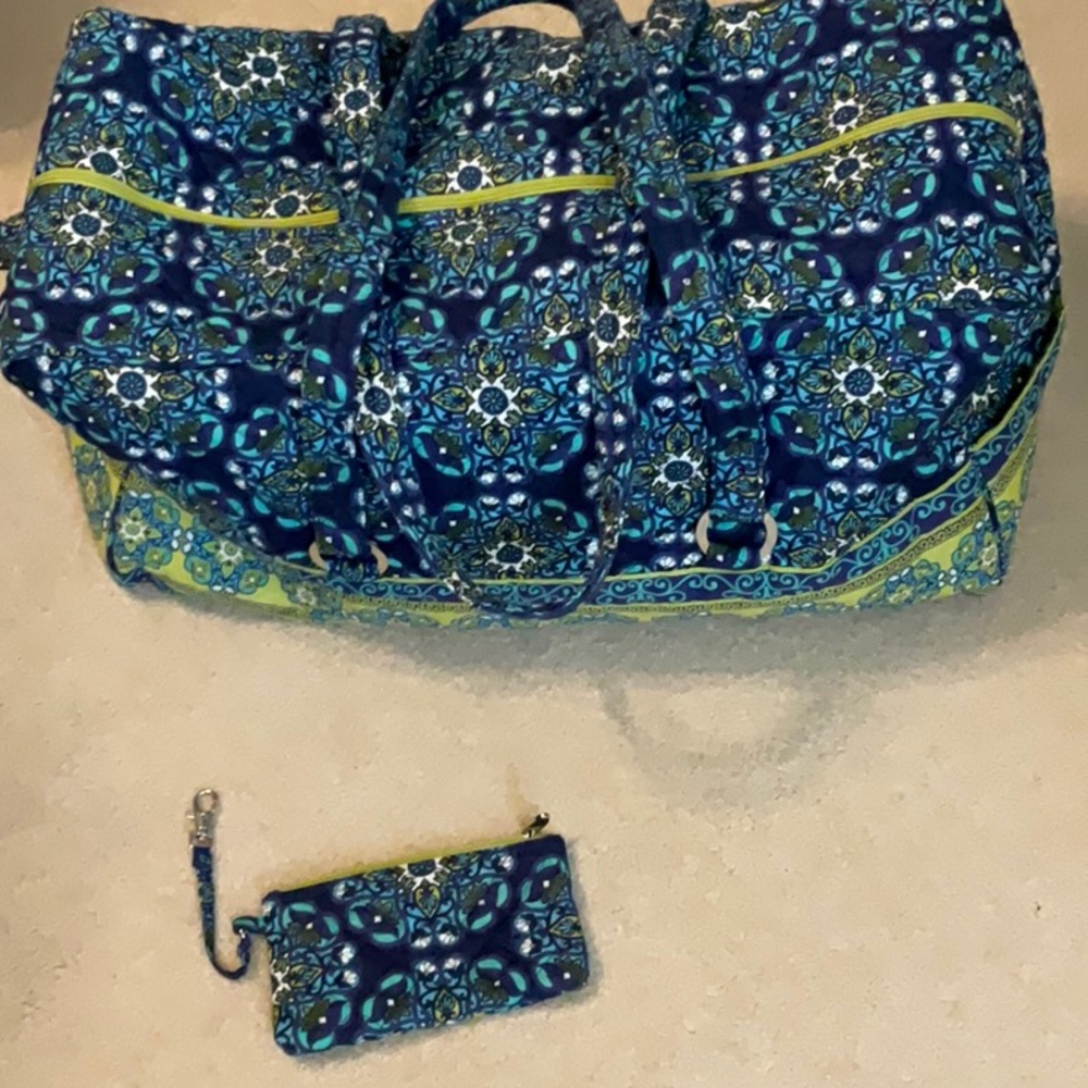 Green & Blue tote by Marie.